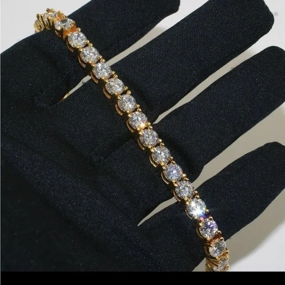 18k 30ct Tennis Bracelet - Picture 11 of 14